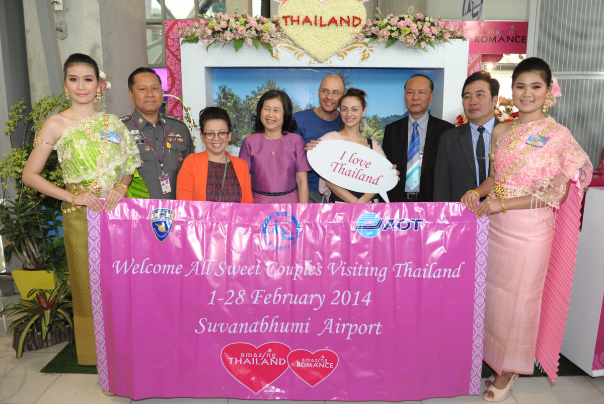 ททท. จัดกิจกรรม “Amazing Thailand Amazing Romance” เพื่อต้อนรับนักท่องเที่ยวกลุ่มคู่รัก คู่ Honeymoon